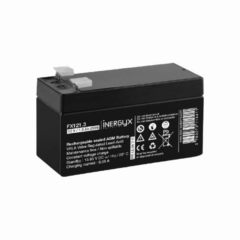 Image du produit FX121.3 Batterie rechargeable VRLA 1.3 Ah IZYX #1 (FX_121.3_IZYX.jpg)